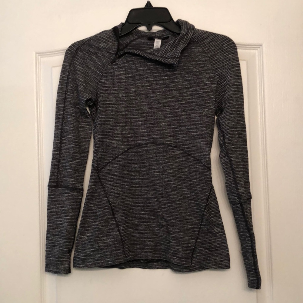 Lululemon asymmetrical  quarter zip